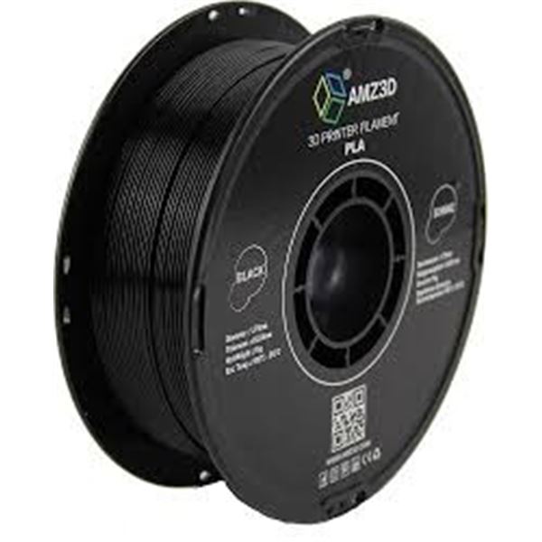 NEW PLA 1.75MM 3D FILAMENT BLACK 1KG