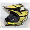 Image 1 : NEW PHX ZONE 3 HELMET TEMPEST YELLOW YOUTH SZ M