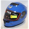 Image 1 : NEW PHX CYCLONE HELMET GLOSS BLUE YOUTH SZ M