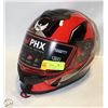 Image 1 : NEW PHX CYCLONE HELMET AVENGER RED YOUTH SZ S
