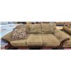 Image 1 : ASHLEY BROWN FABRIC 3 CUSHION COUCH