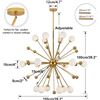 Image 2 : BRAND NEW BOKT MODERN 18 LIGHT SPUTNIK STYLE