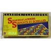 Image 1 : VINTAGE SNAKES AND LADDERS GAME COMPLETE