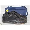 Image 1 : SIZE 10.5 TOURNAMENT CURLING SHOES IN CARRYING BAG