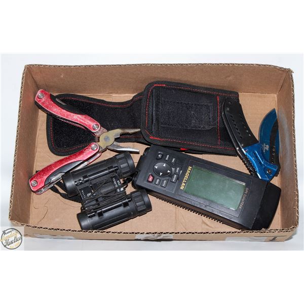 FLAT WITH MAGELLAN GPS COLOR TRAK GPS