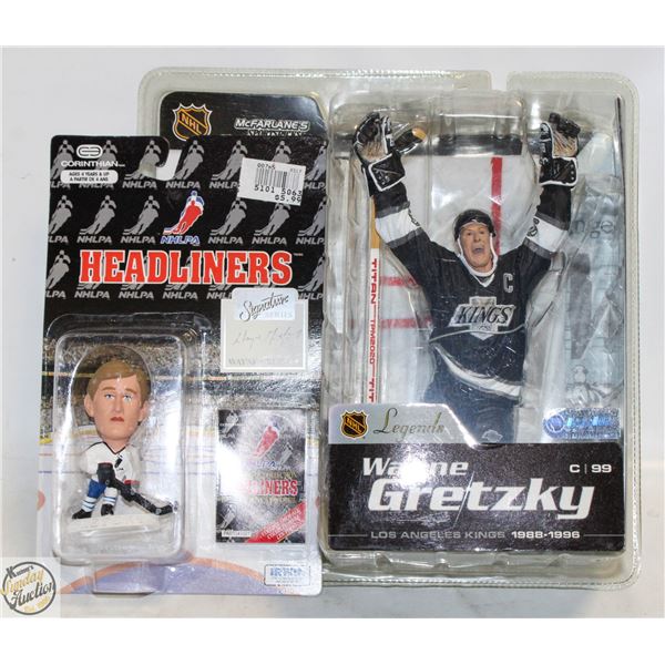 2 WAYNE GRETSKY HOCKEY FIGURES
