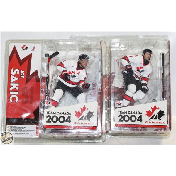 TEAM CANADA 2004 HOCKEY FIGURES (VINCENT LECALIER)