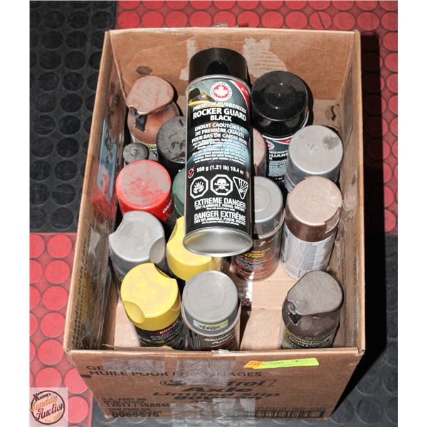 LOT OF SPRAY PAINT