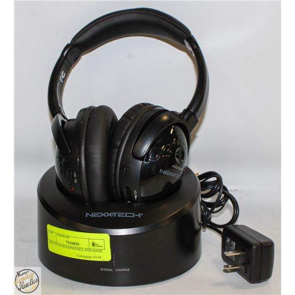 NEXTECH HEADPHONES AND BASE