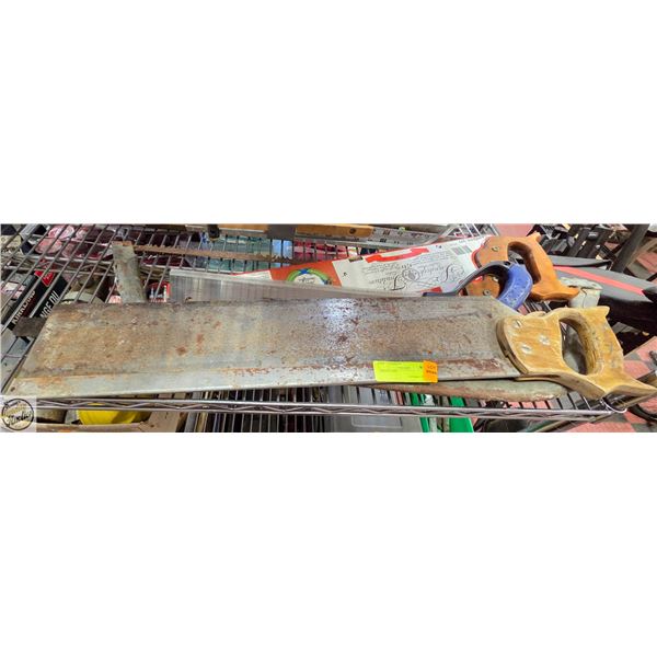 5 HAND SAWS
