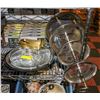 Image 1 : ESTATE SERVING TRAYS SILVER PLATED ALL TOGETHER
