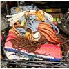 Image 1 : 4 HANDMADE MACRAME PLANT BASKET HANGERS + 2 HAND-