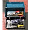 Image 1 : BLUE TOOL BOX WITH FILES/PUNCHES/ALLEN WRENCHES