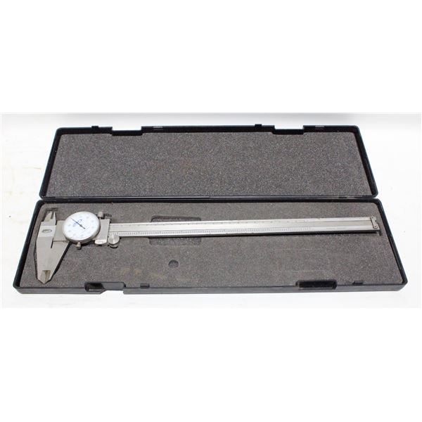 SIM 16" ANALOG CALIPER HARDENED STAINLESS,