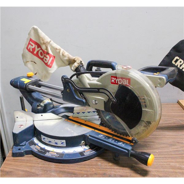 10" RYOBI SLIDING COMPOUND MITRE SAW MODEL-TSS100