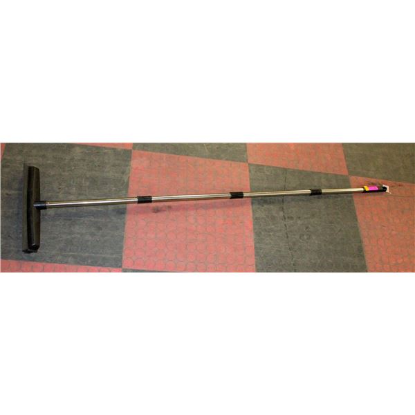 NEW BLACK AND SILVER BROOM