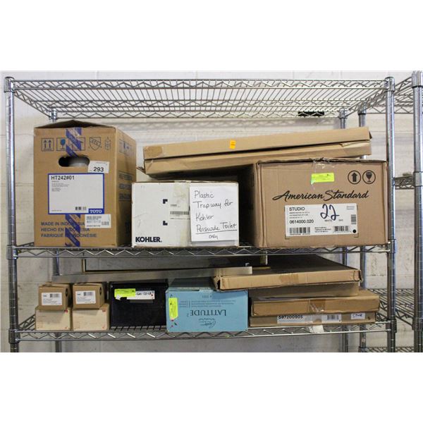 RACK OF UNCLAIMED ITEMS