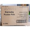 Image 1 : CASE OF 8 TUBS CARNEY SWEET PUCKERS PAL