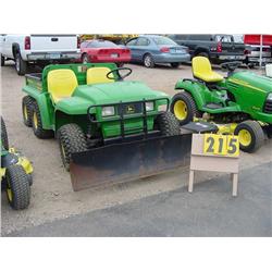 John Deere gator w/ plow