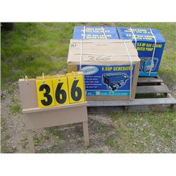 4000 watt generator w/ gas motor