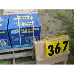 5 1/2 hp water pump w/ gas motor