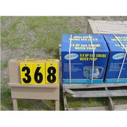 5 1/2 hp water pump w/ gas motor