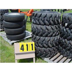 (4) 12- 16.6 bobcat tires