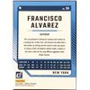 Image 2 : 2024 DONRUSS FRANCISCO ALVAREZ ROOKIE CARD