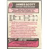 Image 2 : 1977 TOPPS JAMES SCOTT