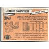 Image 2 : 1981 TOPPS JOHN SAWYER