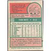 Image 2 : 1975 TOPPS FRANK WHITE