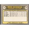 Image 2 : 1981 FLEER MIKE SCIOSCIA ROOKIE CARD