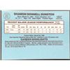 Image 2 : 1986 DONRUSS SHAWON DUNSTON ROOKIE CARD