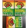 Image 1 : 1991 BOWMAN BASEBALL WAX PACKS (3)