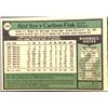 Image 2 : 1979 O-PEE-CHEE CARLTON FISK (HOF)