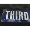 Image 2 : Third Ave S.W Porcelain Street Sign 4 1/2" x 22" 