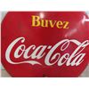 Image 2 : Drink Coca Cola Porcelain Disc/Button Sign 48"