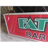 Image 2 : Fat Cat's Lightup Sign with Aluminum Frame 30'' x 120'' 