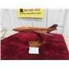 Image 1 : Carved Mahogany Jet Display 16'' x 9'' 