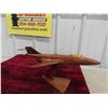 Image 3 : Carved Mahogany Jet Display 16'' x 9'' 