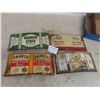 Image 1 : 4 Flattened Oil Can Tin : Red Indian, Imperial, Quaker State, 
