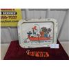 Image 1 : Huckle Berry Hound, Yogi Bear, Quick Draw TV Metal Tray & 