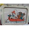 Image 2 : Huckle Berry Hound, Yogi Bear, Quick Draw TV Metal Tray & 