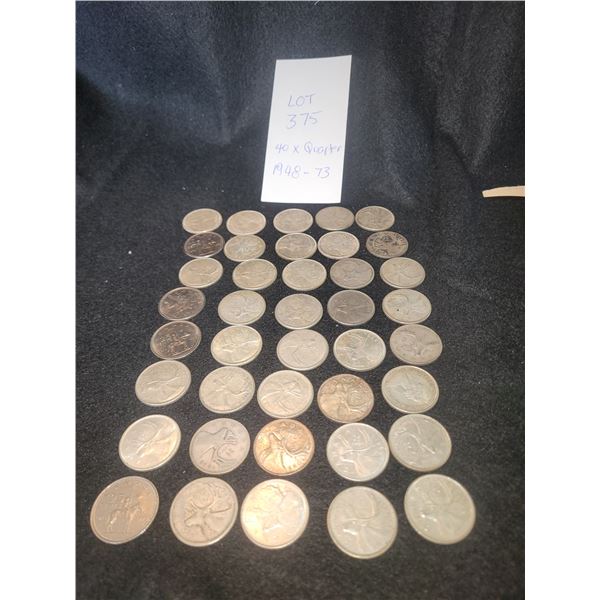 1948-73 Canadian Quarters A