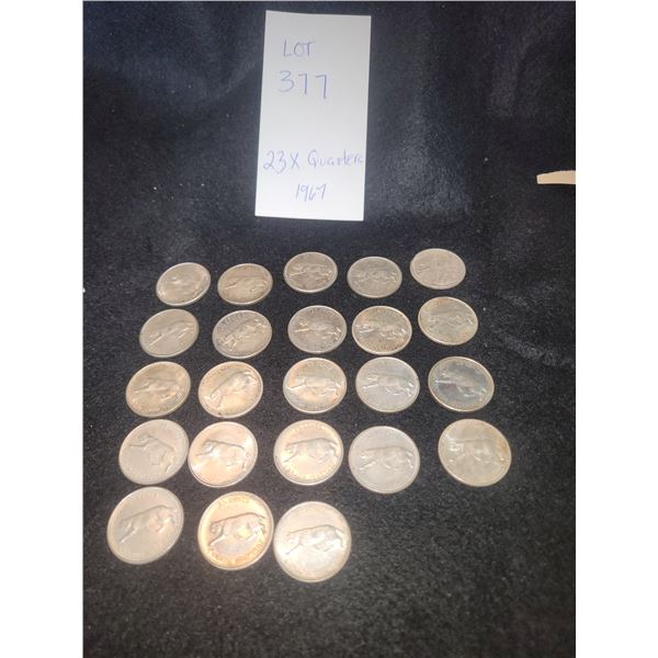 Canadian 1967 Quarters A