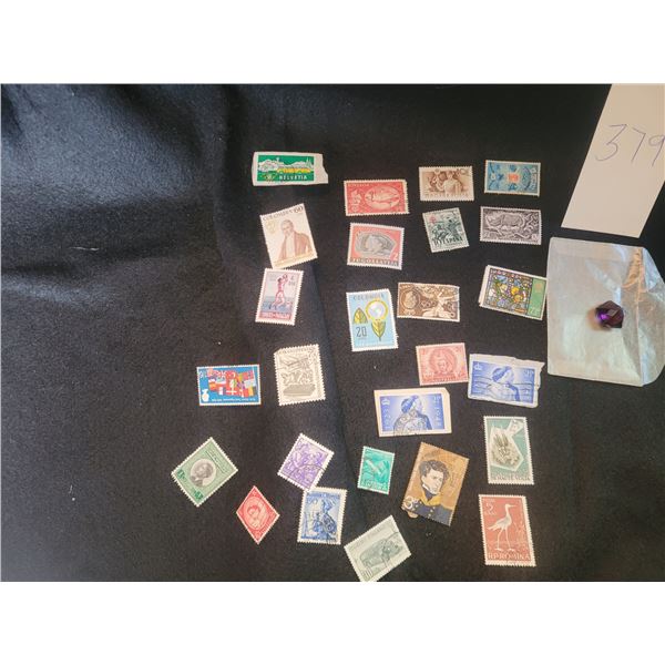 World Stamps & Ganet Amethyst A