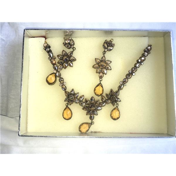 Vintage Crystal Necklaces A