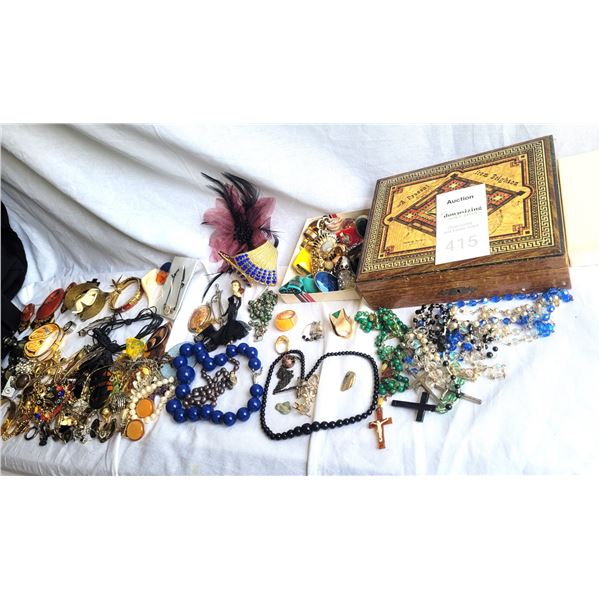 Vintage Costume Jewelry A