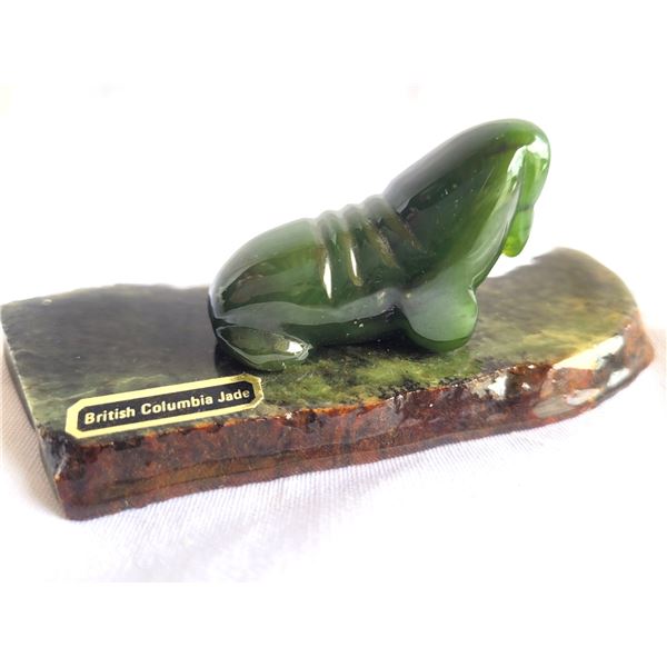 Carved Jade Walrus A