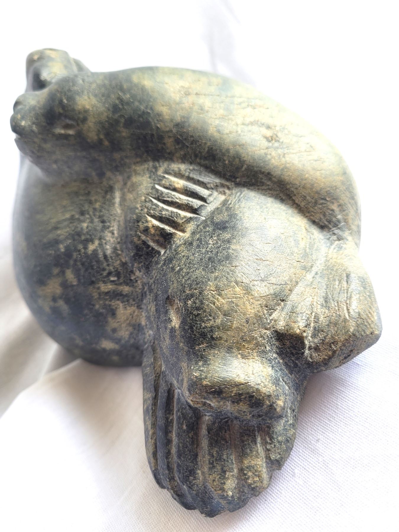Double Ball Inuit Inuit Double Seal Sculpture A